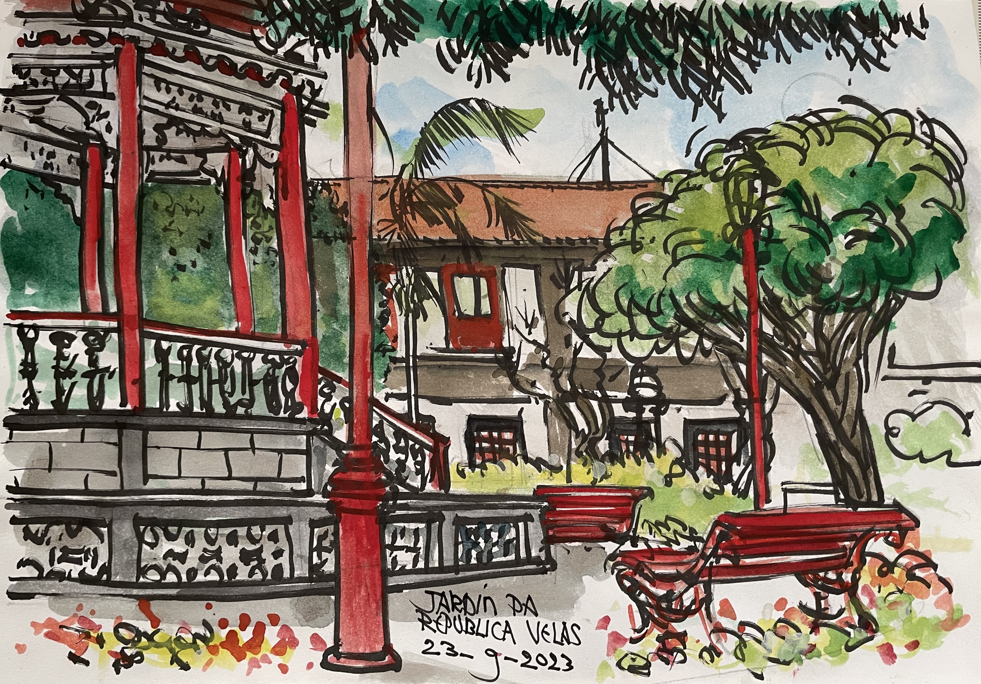 View of the Camera in Velas