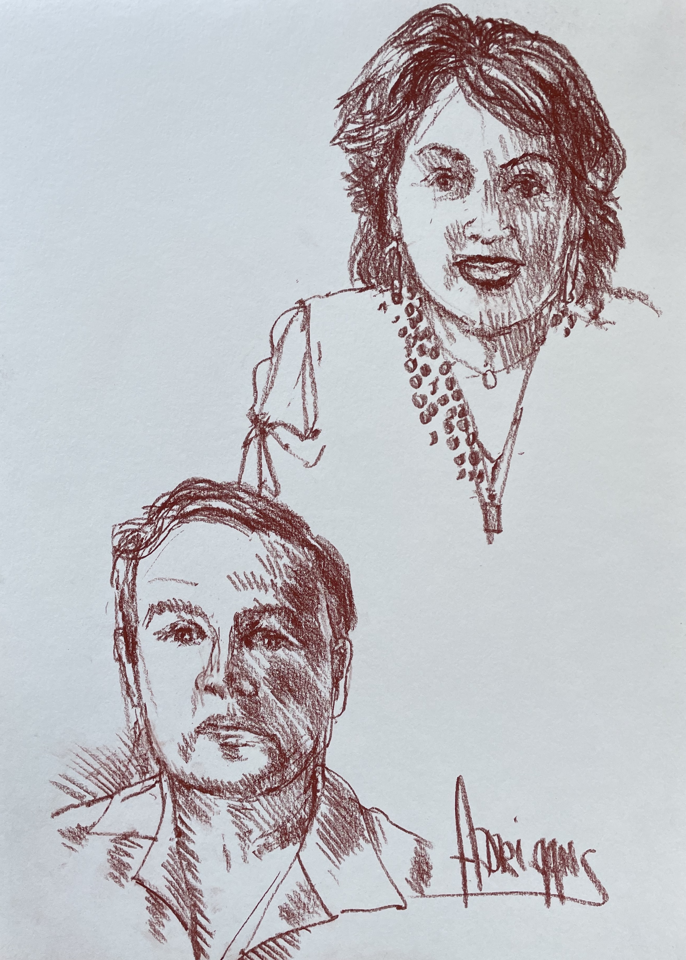 Sketch for a portrait assignment