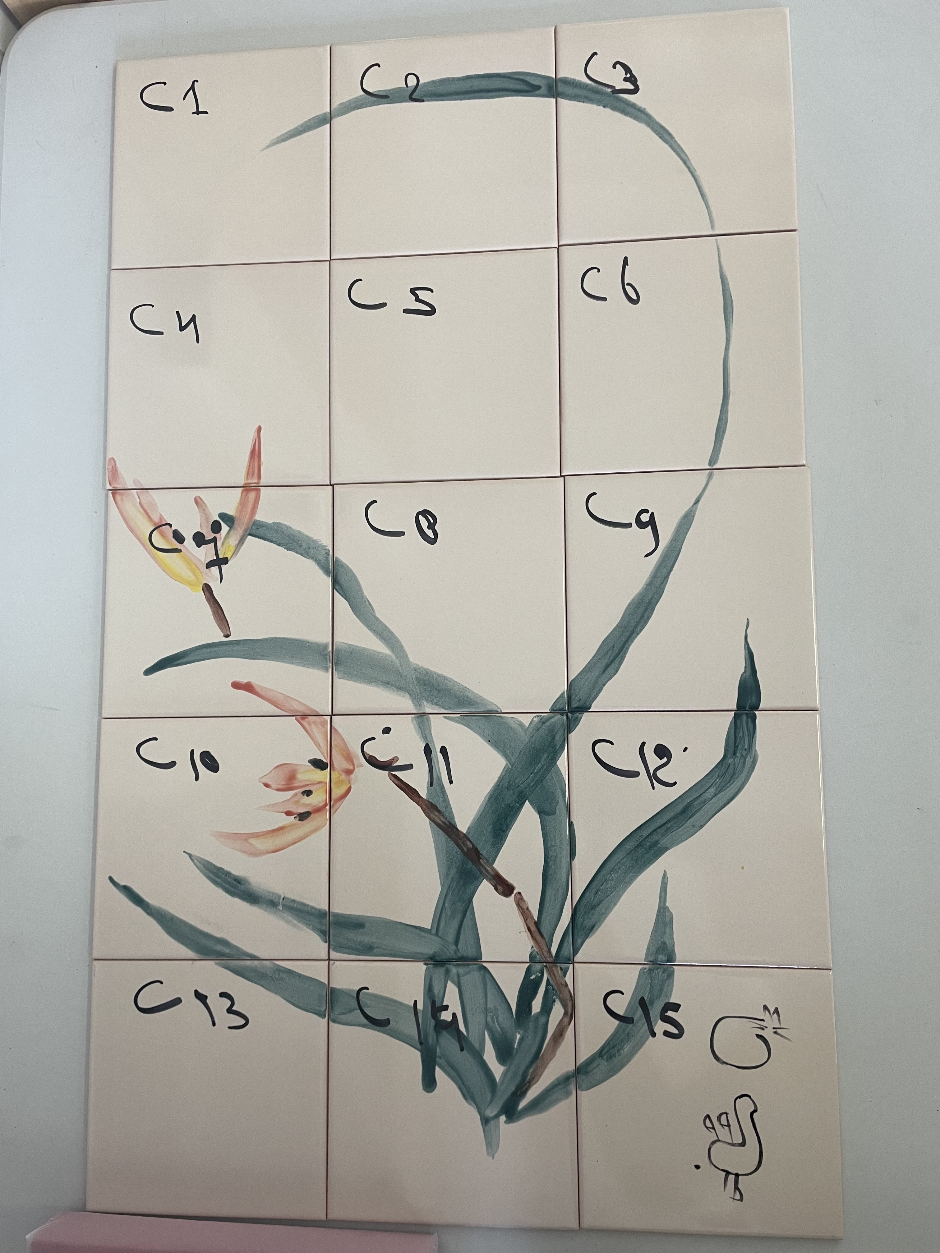 Tile panel for Adega 3