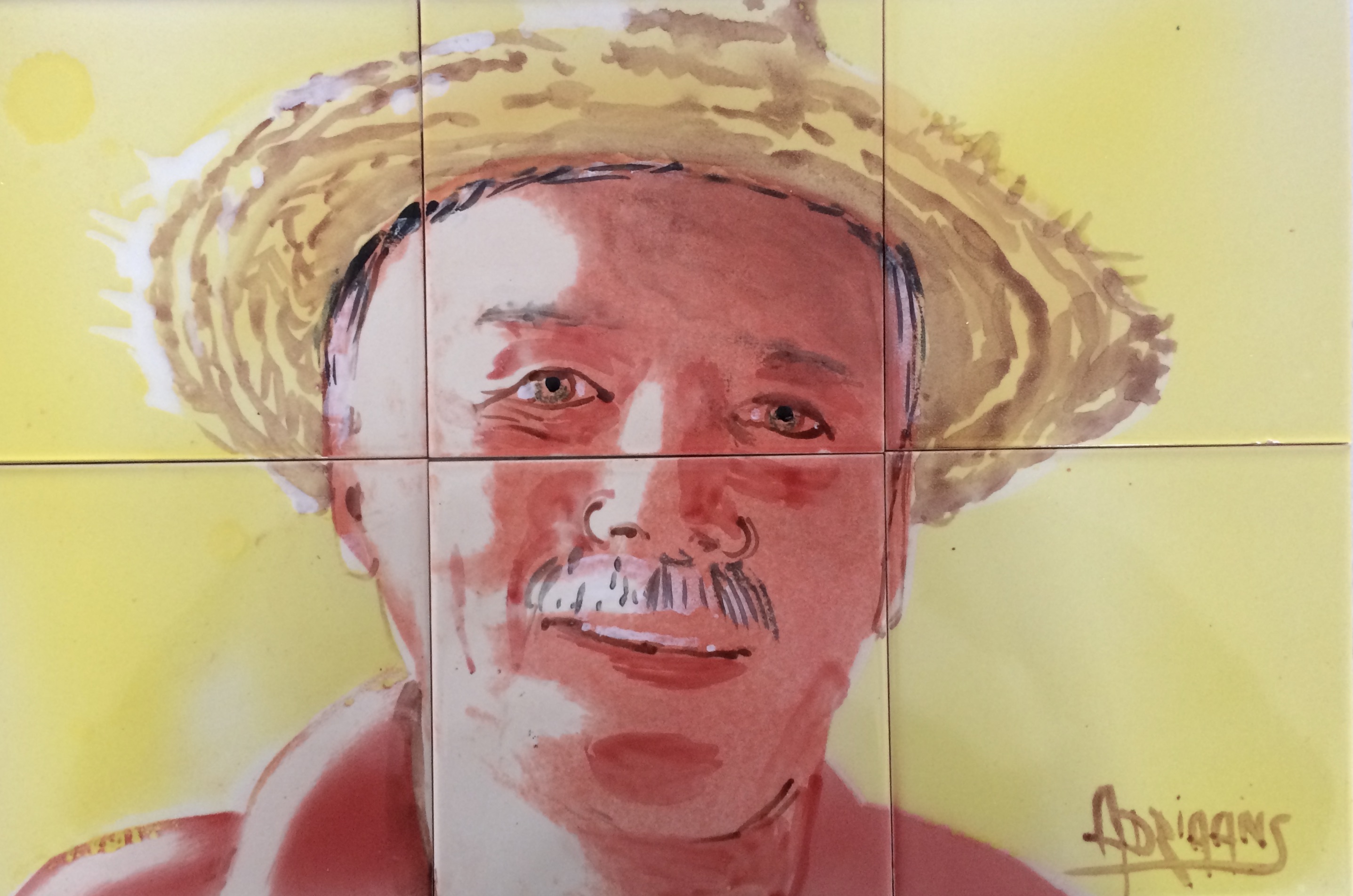 Test portrait of senhor Amaro