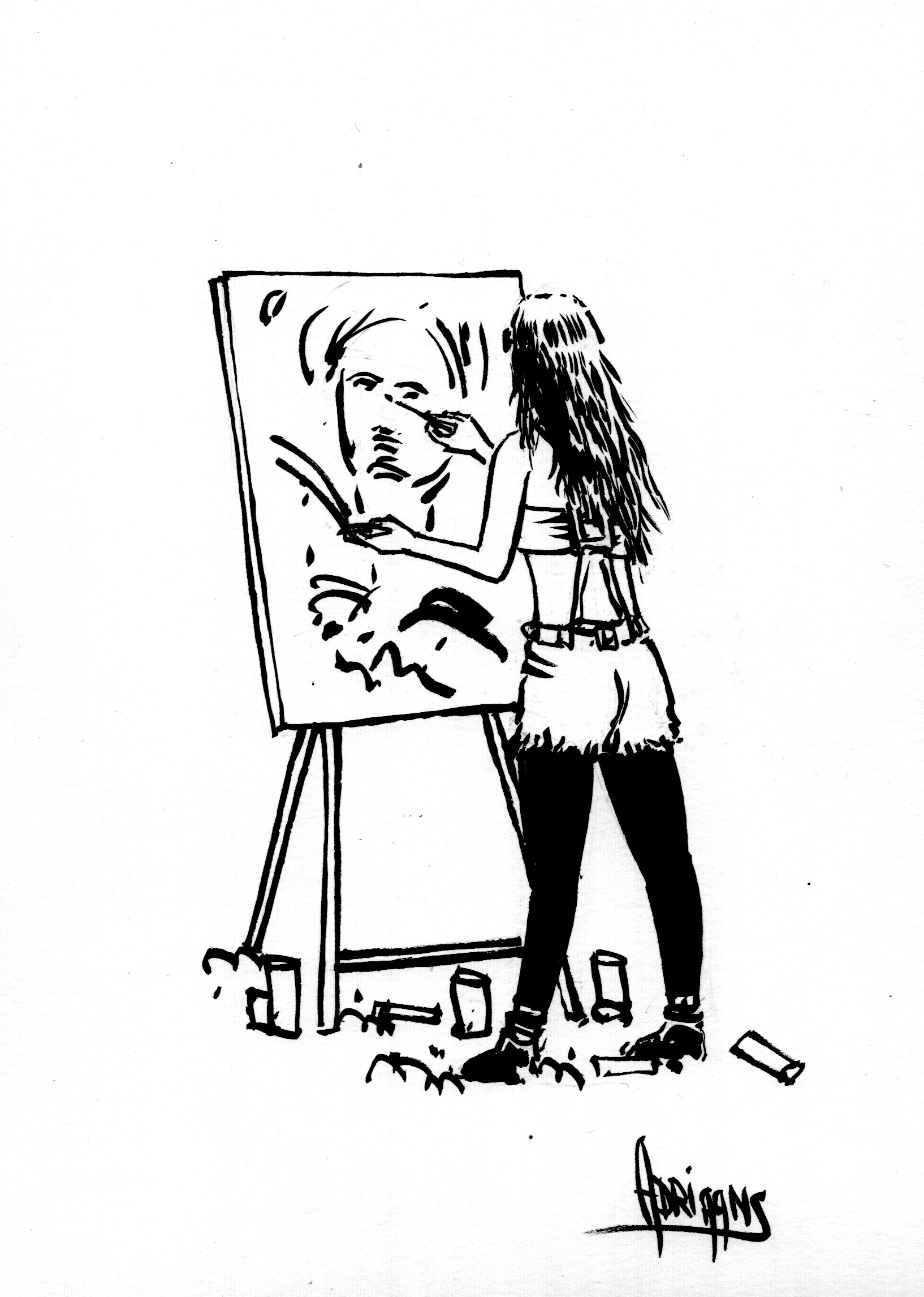 Sketch of Andrea Sousa