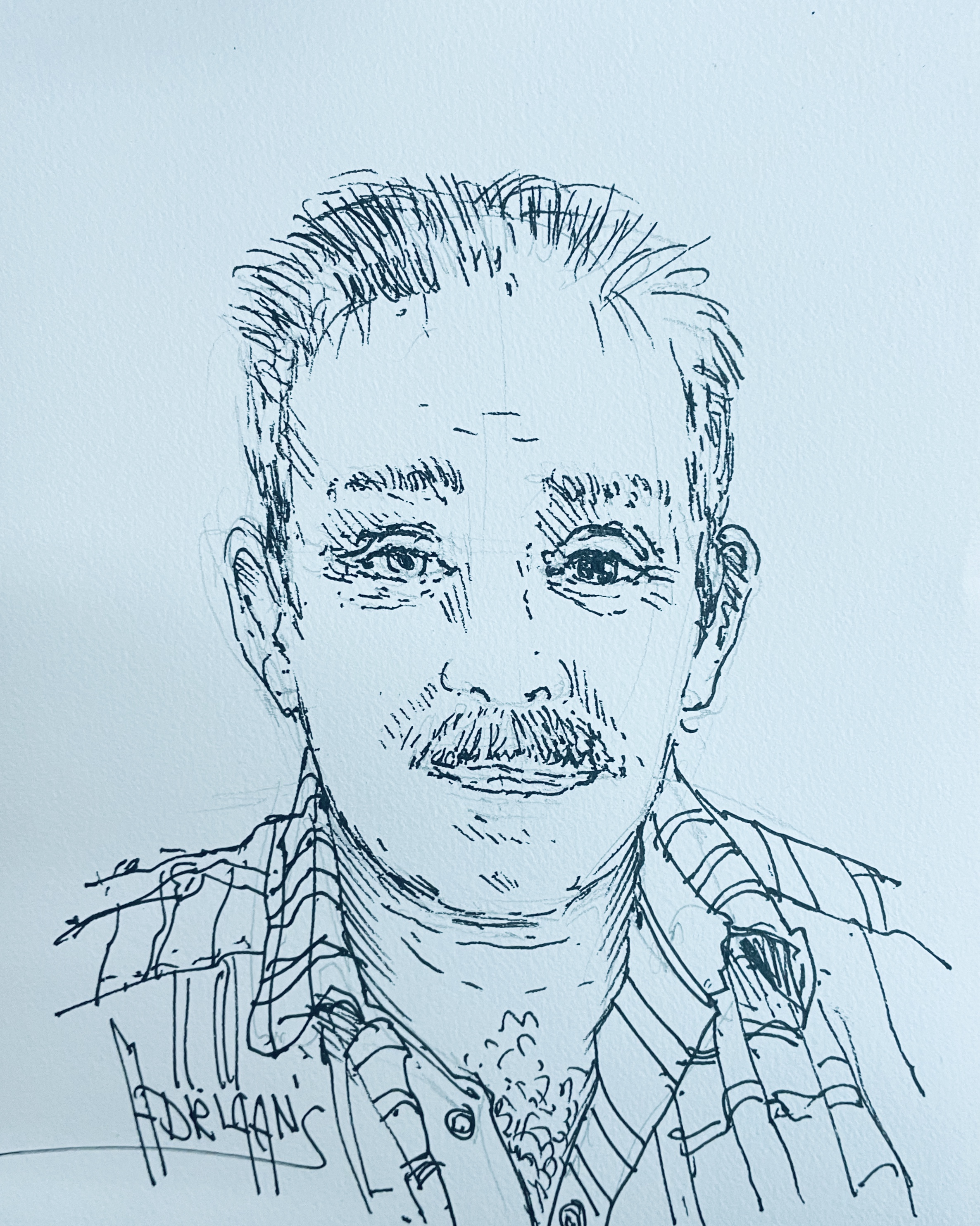 Sketch of a man