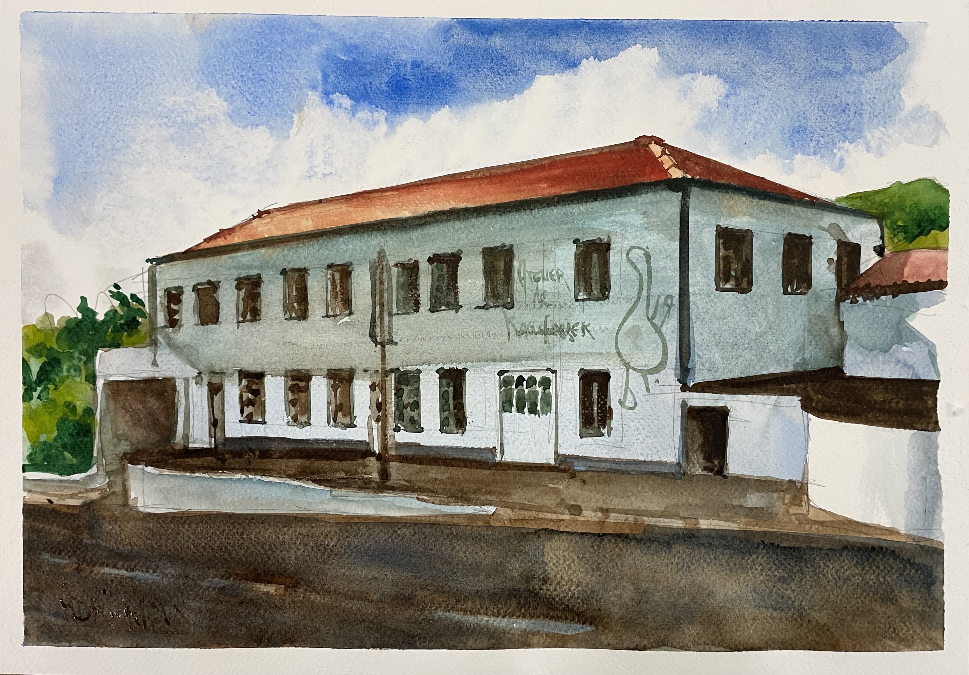 The studio in Santo Antonio