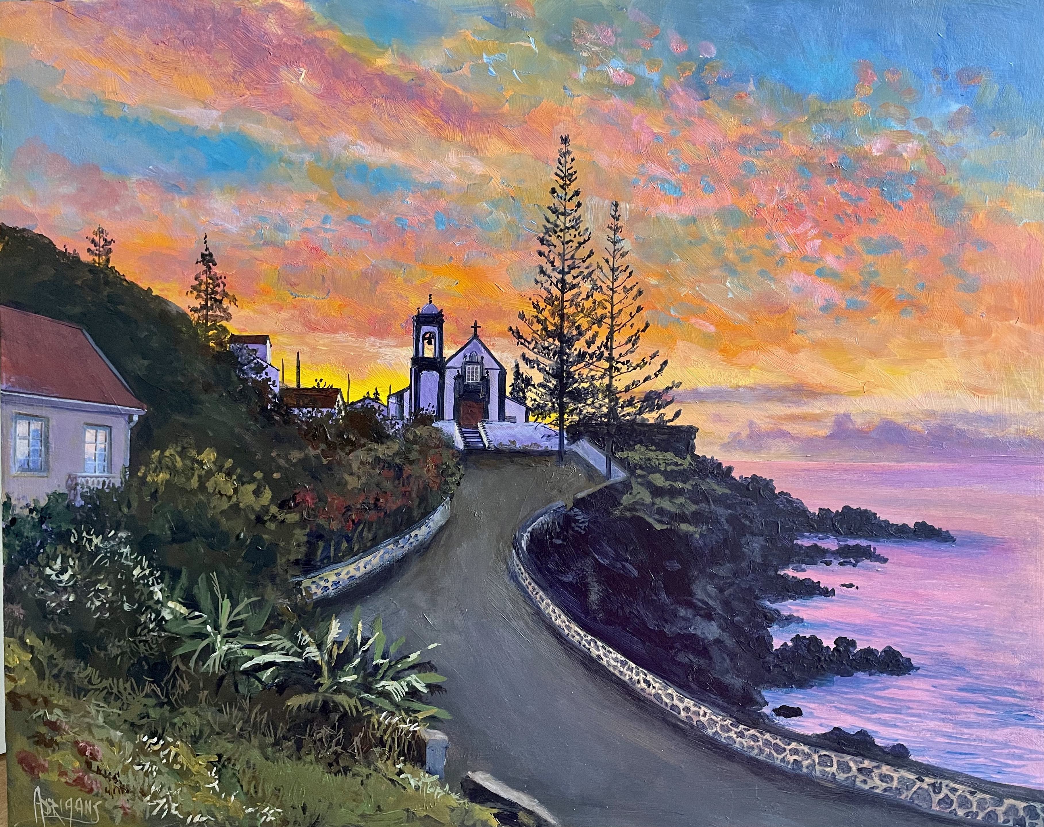 Sunrise of St. Barbara church 