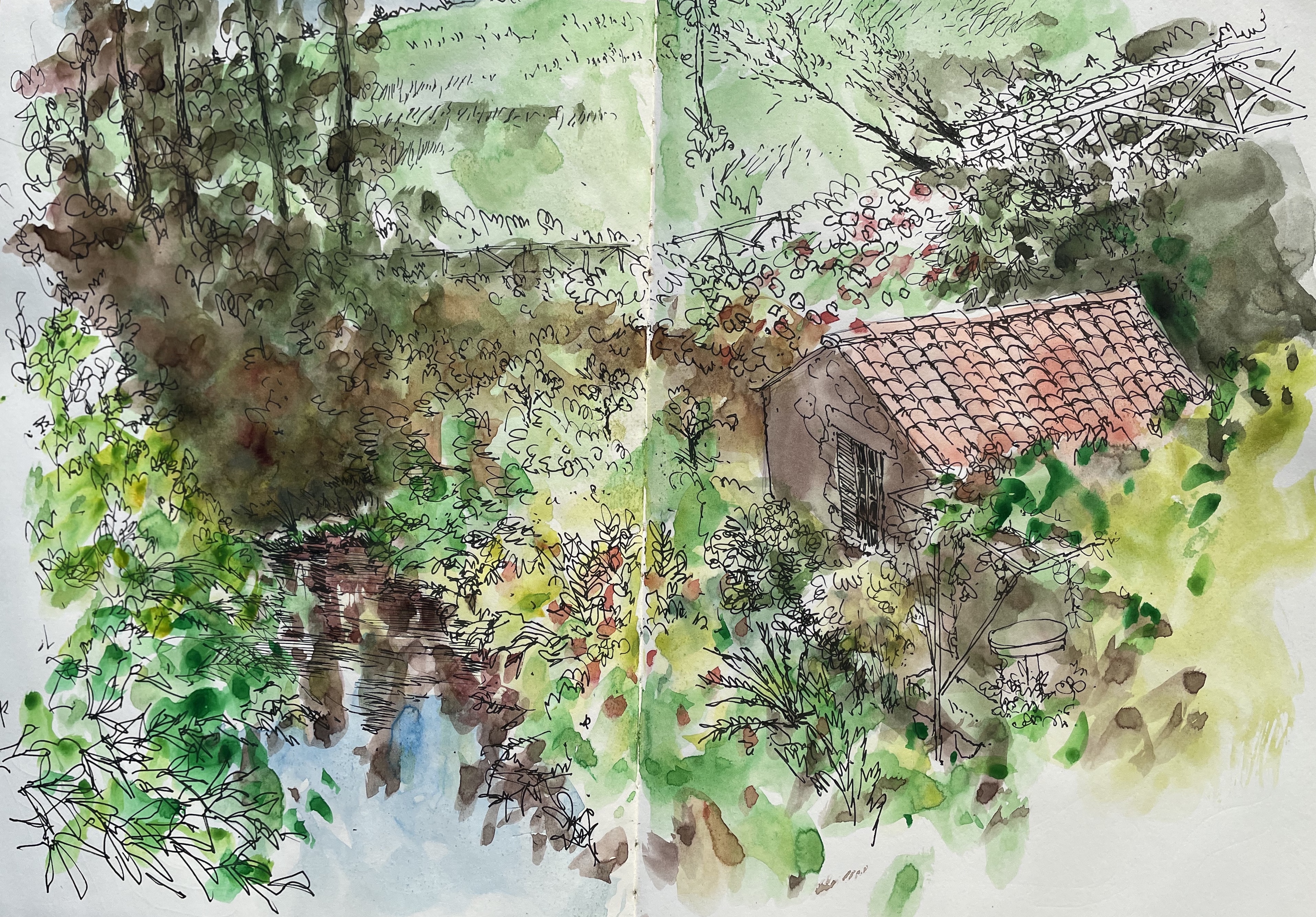 Watermill near Cruzal 