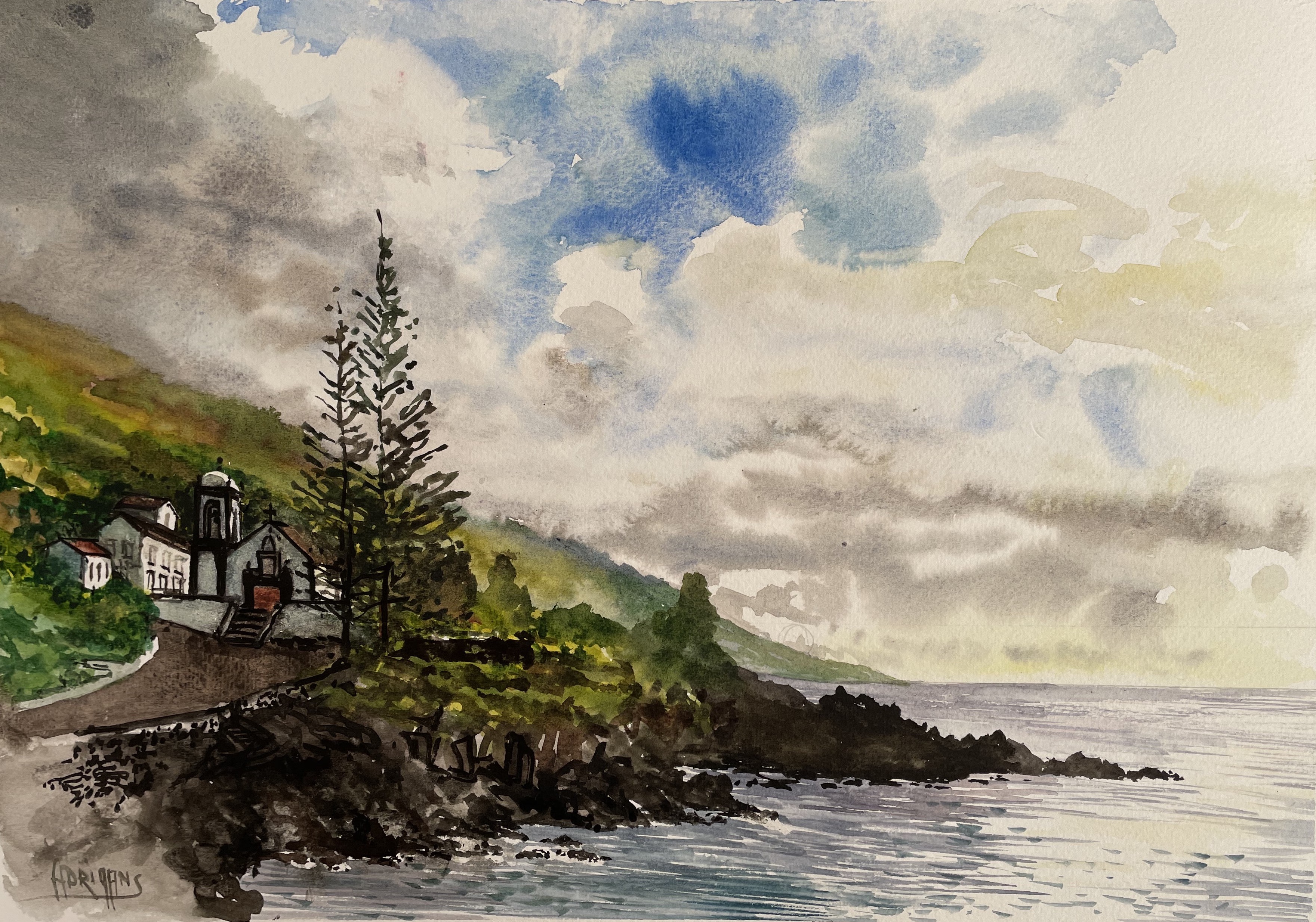 View of the church St. Barbara