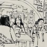 Sketch made in Lar Doce Livro 